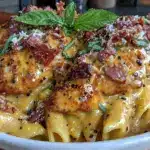 creamy marry me chicken pasta - featured image