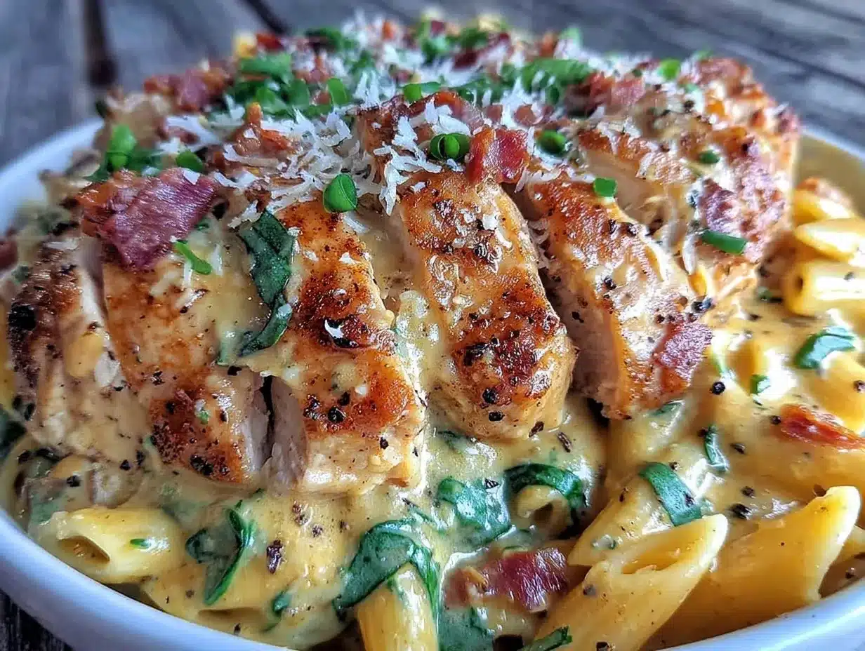 creamy marry me chicken pasta preparation steps