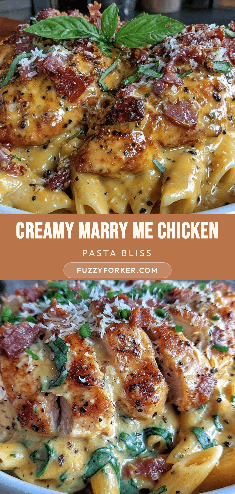 creamy marry me chicken pasta recipe
