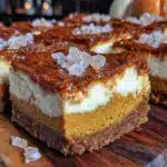 creamy pumpkin cheesecake bars - featured image
