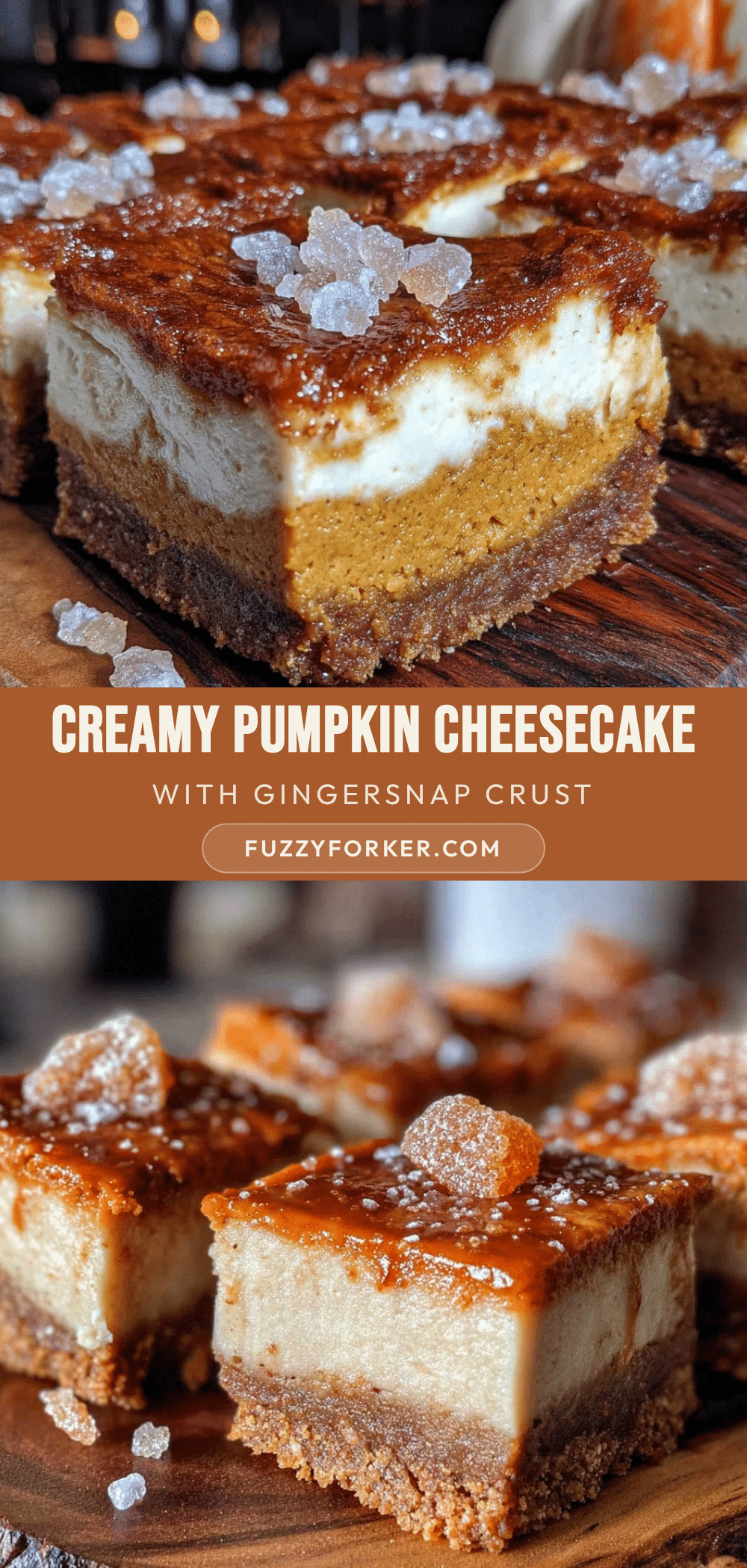 creamy pumpkin cheesecake bars recipe