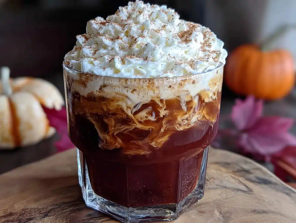 creamy pumpkin cold brew coffee preparation steps