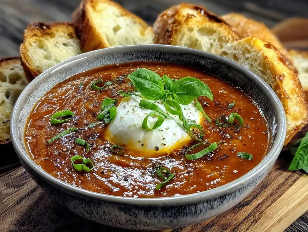 creamy roasted tomato basil soup preparation steps