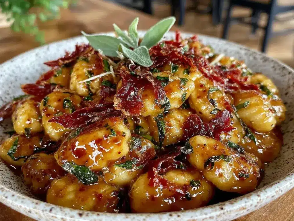 crispy baked gnocchi - featured image