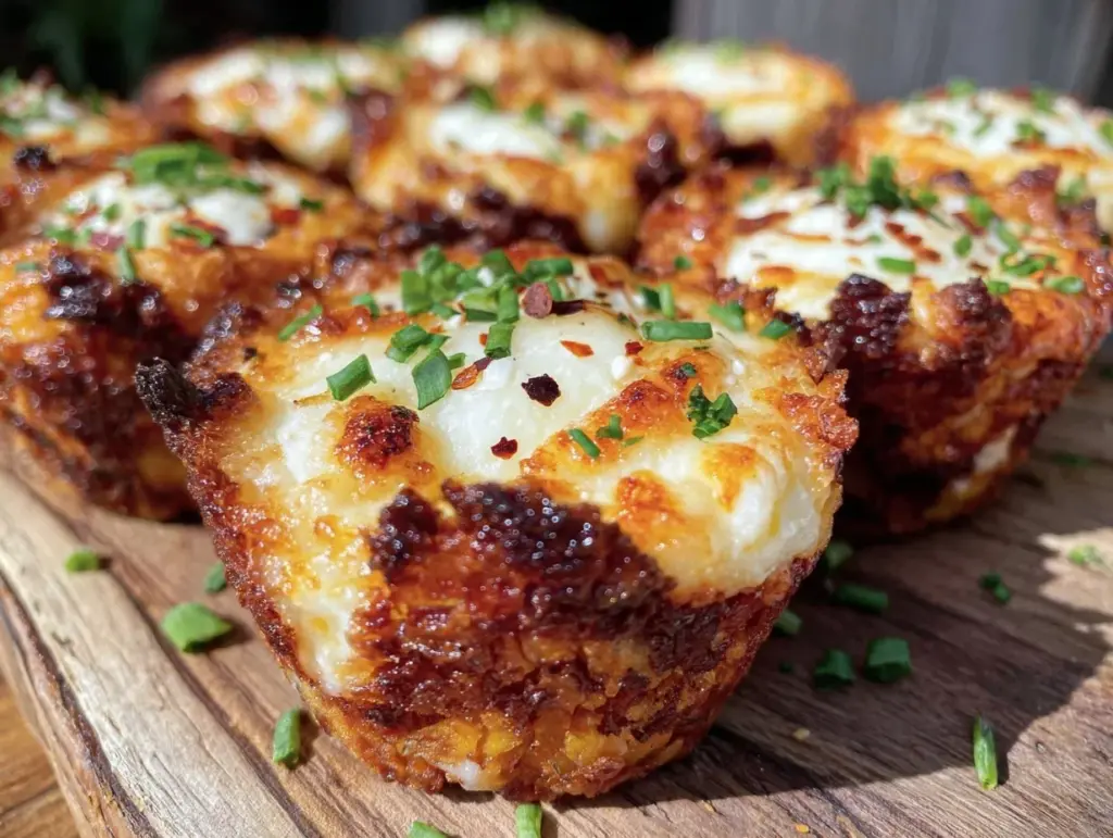 crispy chickpea and cheese snack cups - featured image