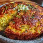 crispy green chile cheddar cornbread - featured image
