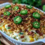 crispy loaded jalapeño popper dip - featured image