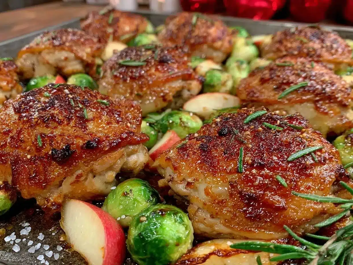 crispy sheet pan harvest chicken preparation steps