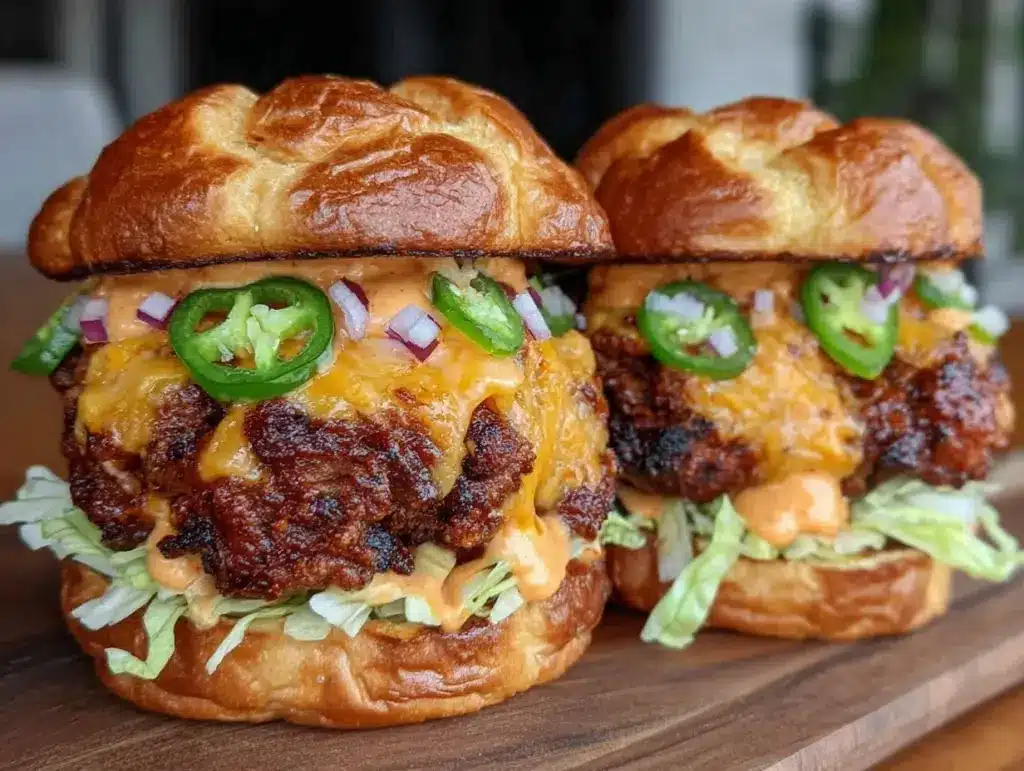 crispy smash burgers - featured image