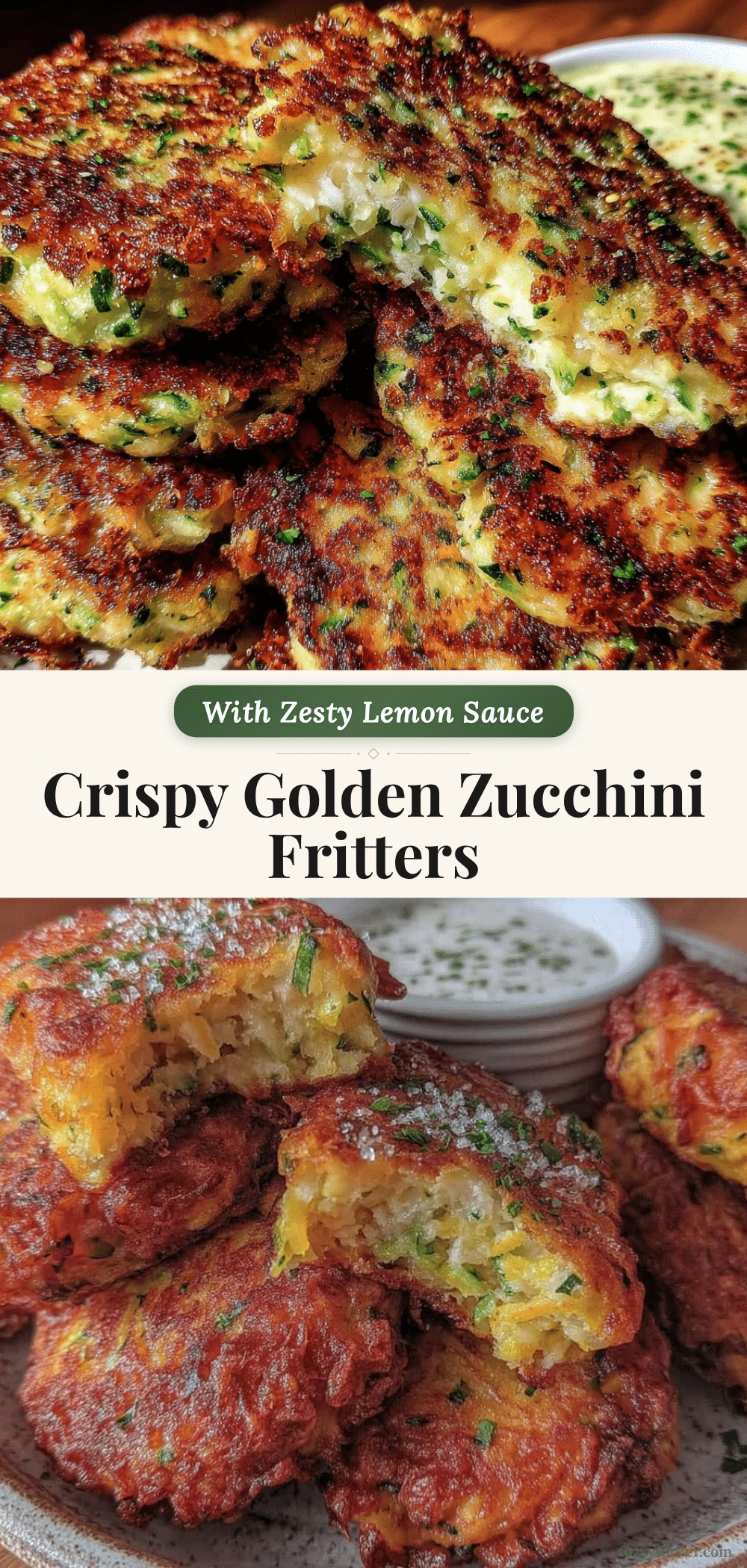 crispy zucchini fritters recipe