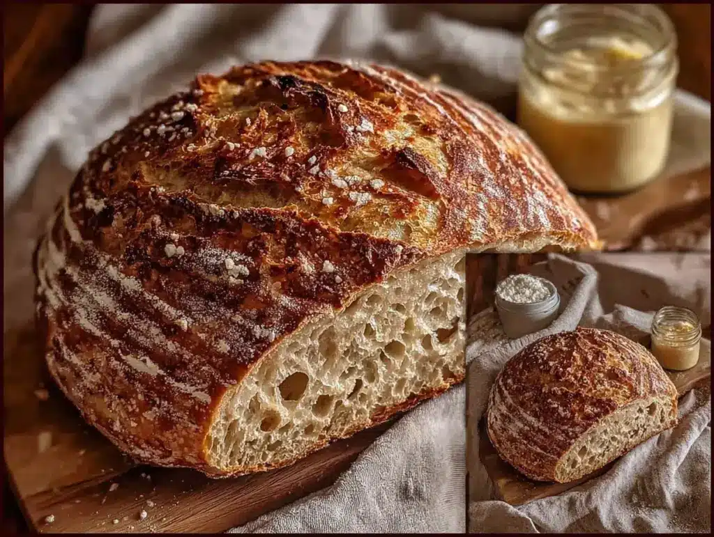 easy beginner sourdough starter - featured image
