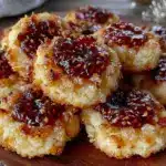 fig jam thumbprint cookies - featured image