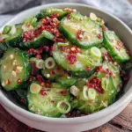 fresh korean cucumber salad - featured image
