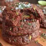 fudgy dark chocolate zucchini cookies - featured image