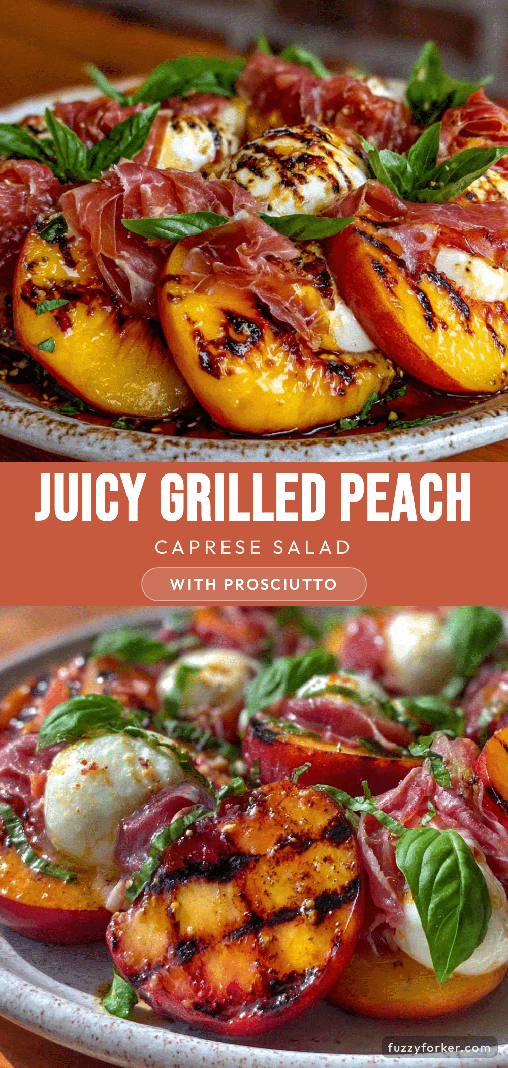 grilled peach caprese salad recipe