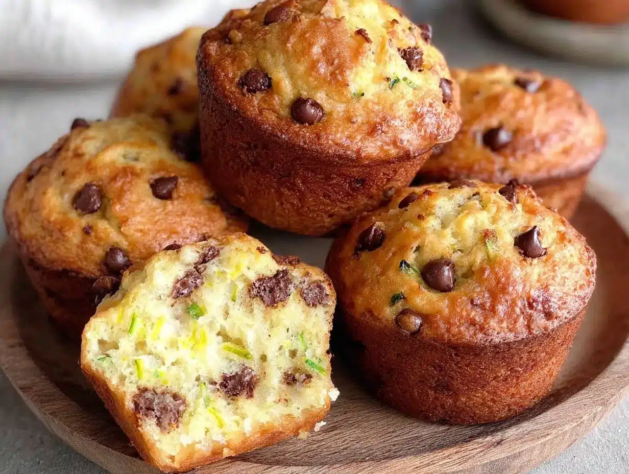 healthy hidden veggie chocolate chip muffins preparation steps
