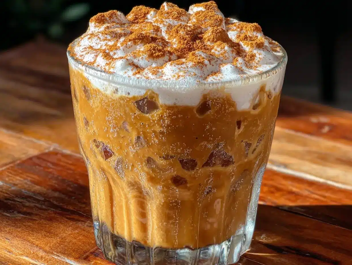 iced pumpkin chai latte preparation steps