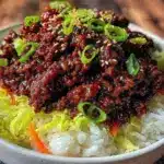 korean ground beef bowls - featured image