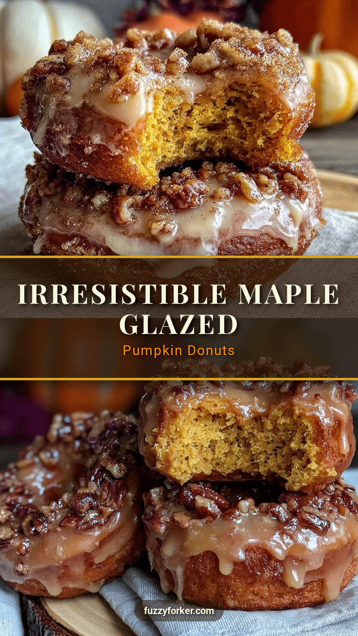 maple glazed pumpkin donuts recipe