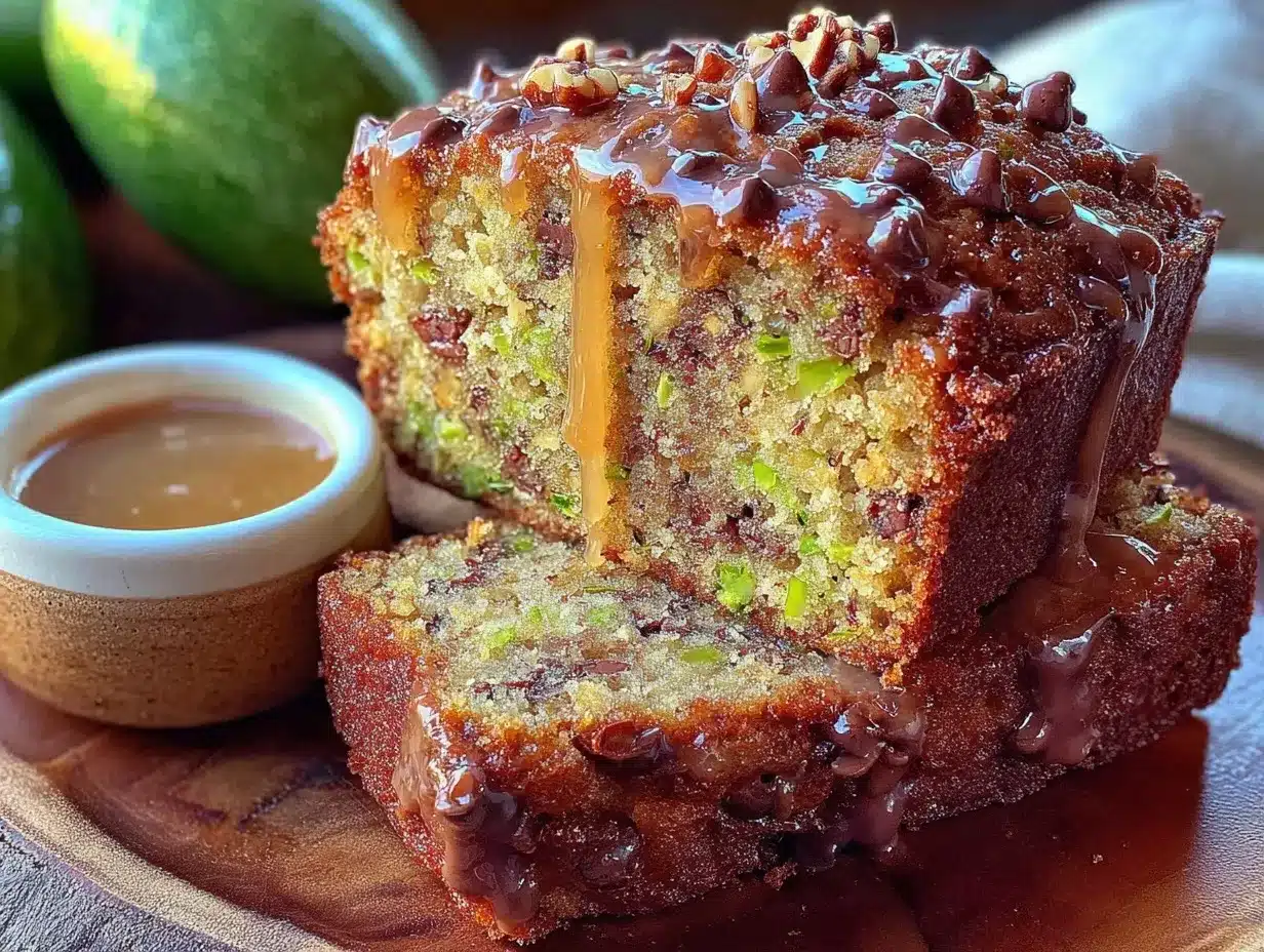 moist chocolate chip zucchini bread preparation steps