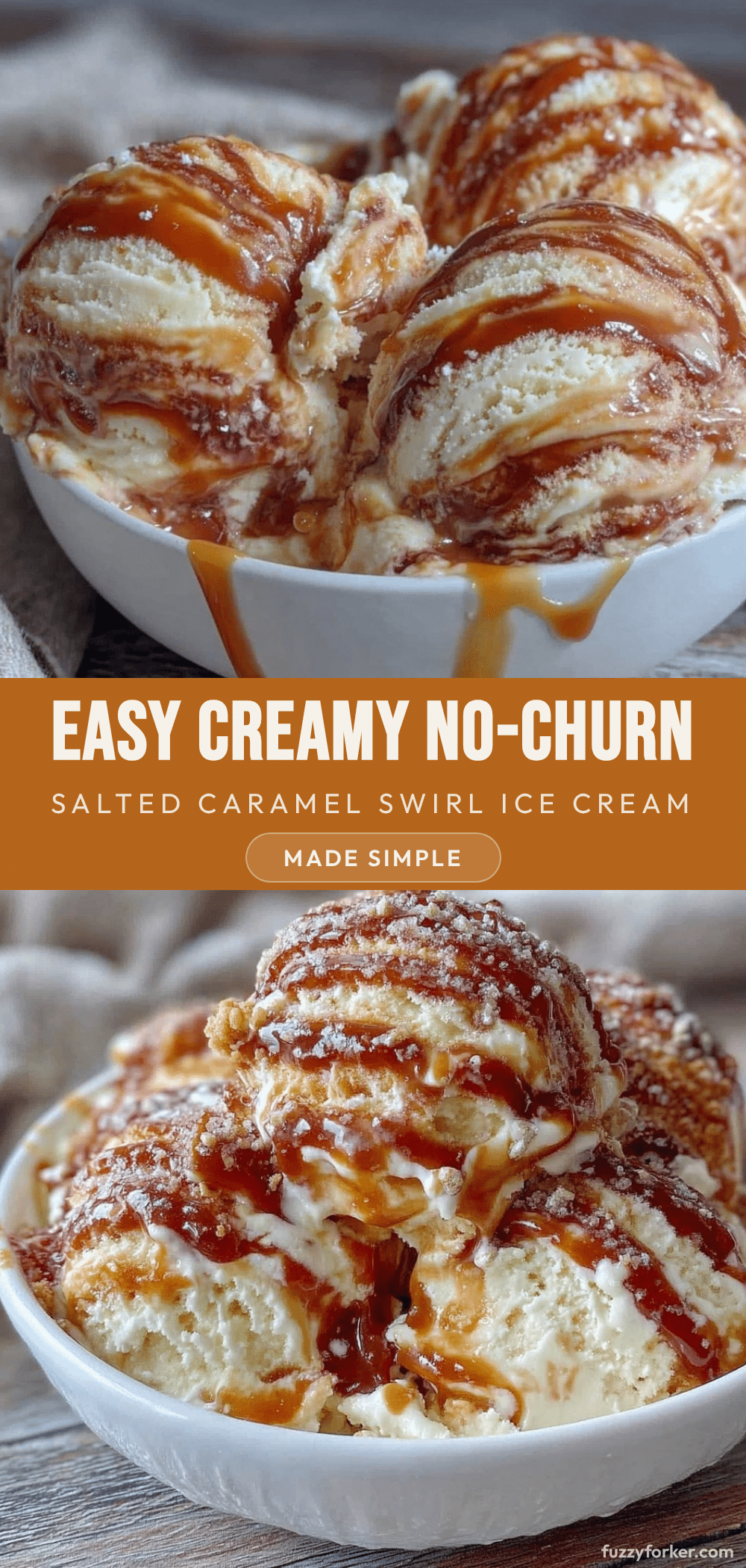 no churn salted caramel swirl ice cream recipe