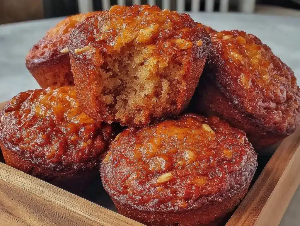 nut-free mini banana oat muffins - featured image