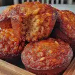 nut-free mini banana oat muffins - featured image