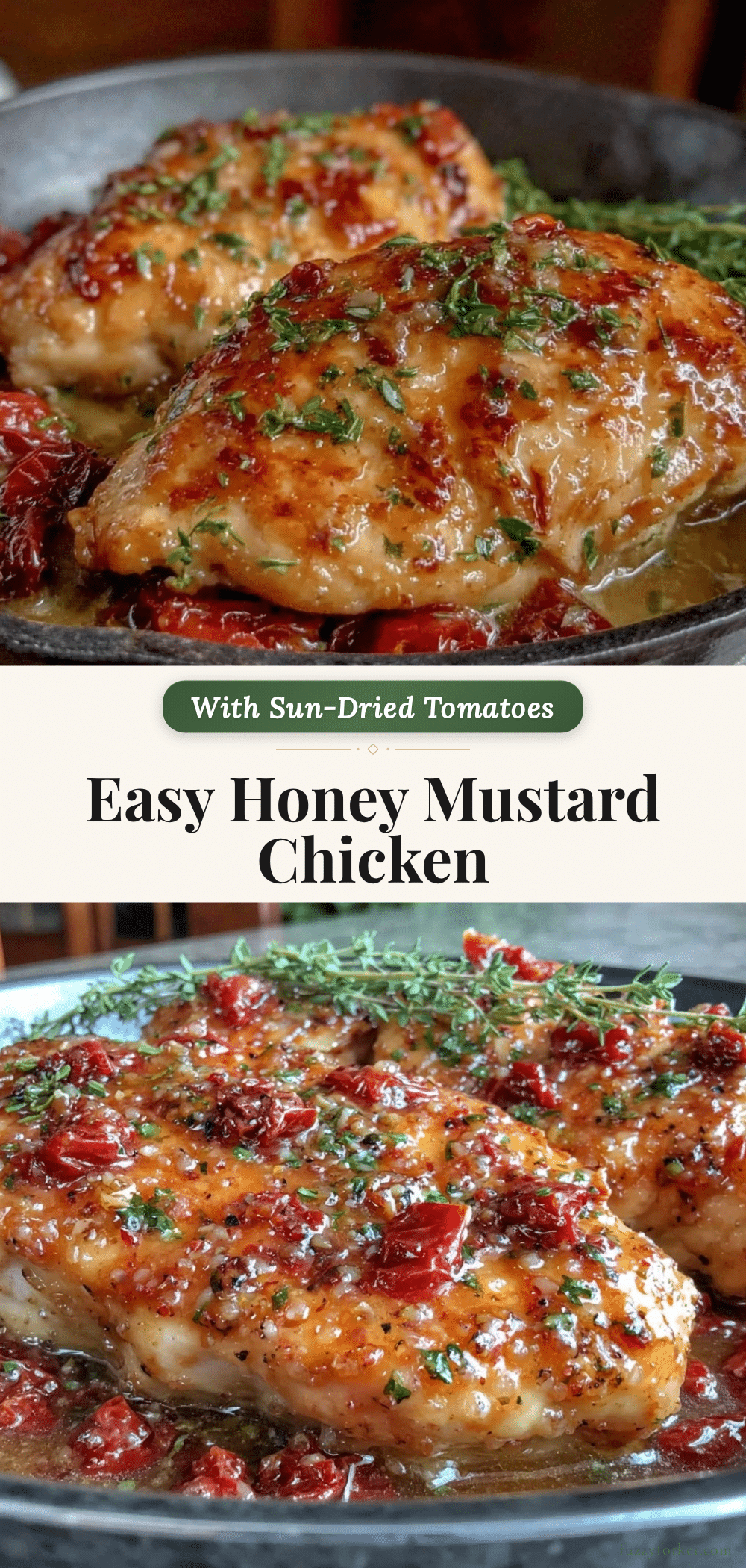one-skillet honey mustard chicken breast recipe