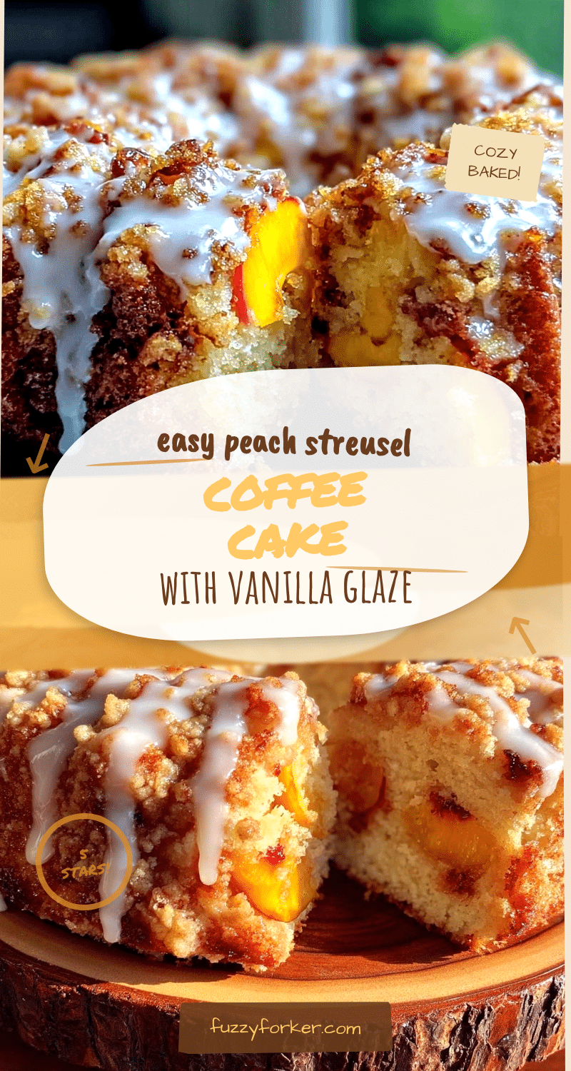 peach streusel coffee cake recipe