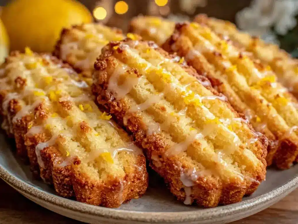 pencil-shaped shortbread cookies - featured image