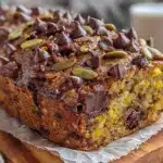 pumpkin chocolate chip sourdough bread - featured image