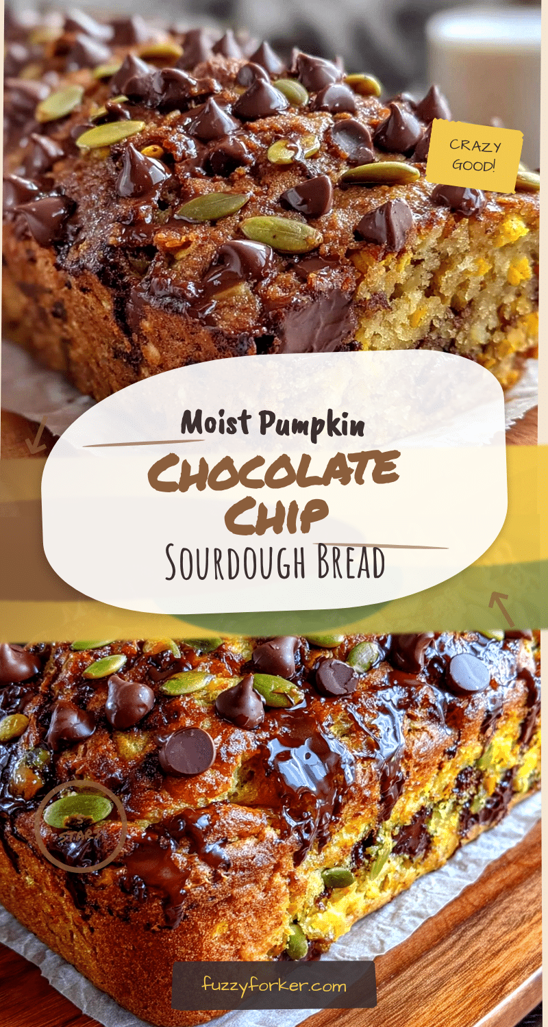 pumpkin chocolate chip sourdough bread recipe