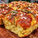 quick fluffy sourdough focaccia - featured image