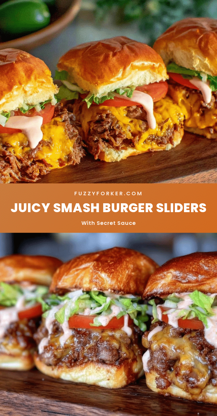 savory smash burger sliders recipe