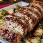 sheet pan apple cider pork tenderloin - featured image