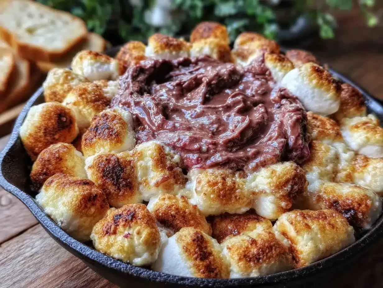 skillet smores dip preparation steps