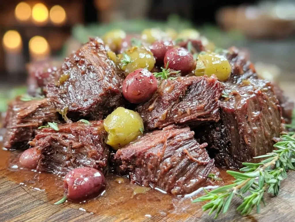 slow cooker mississippi pot roast - featured image