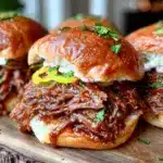 slow cooker Mississippi pot roast sliders - featured image