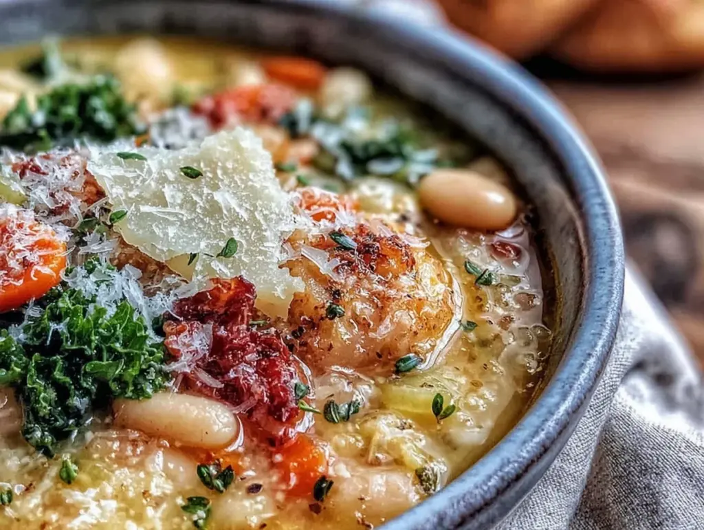 slow cooker tuscan white bean soup - featured image
