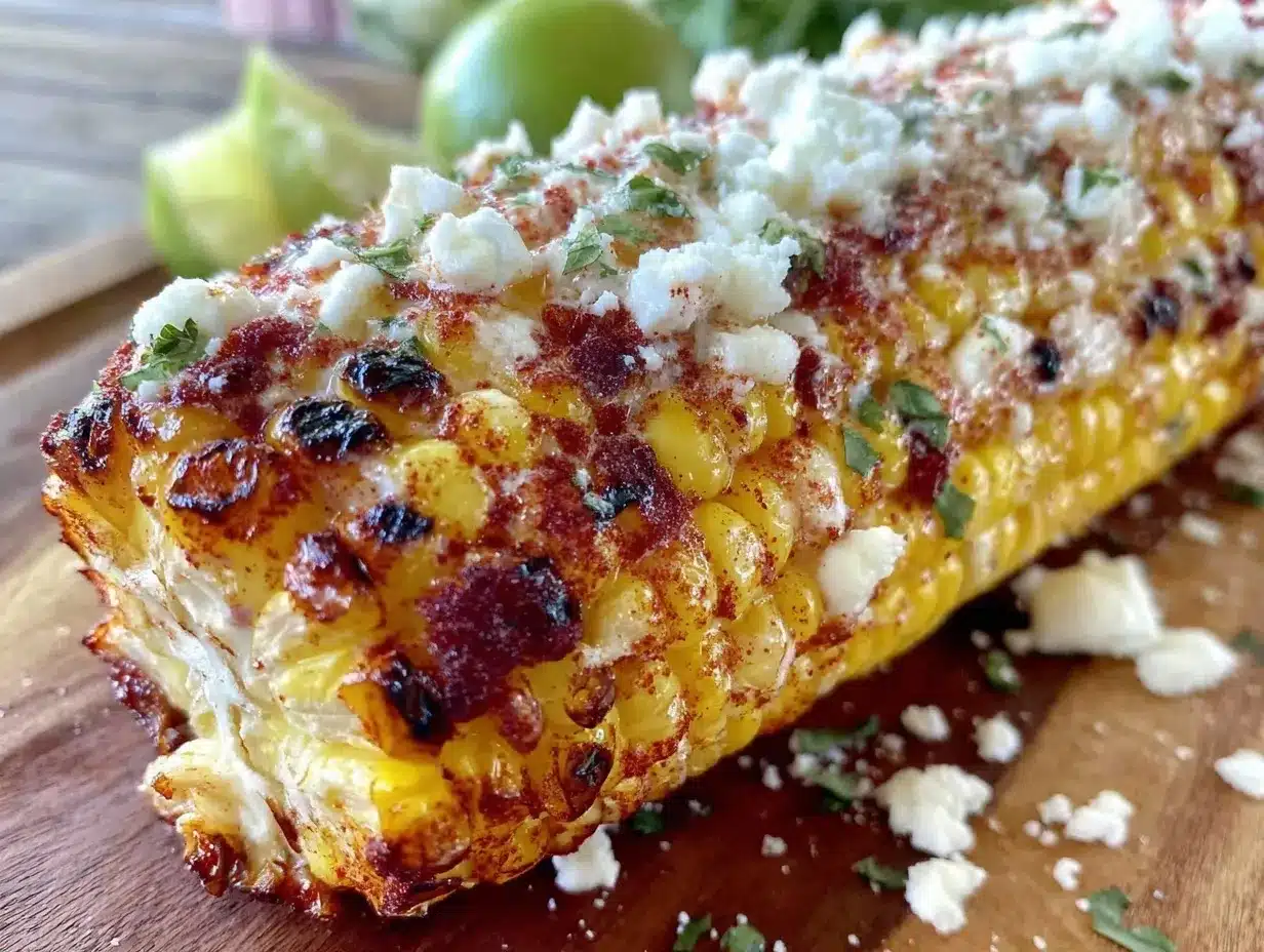 smoked paprika grilled corn on the cob preparation steps