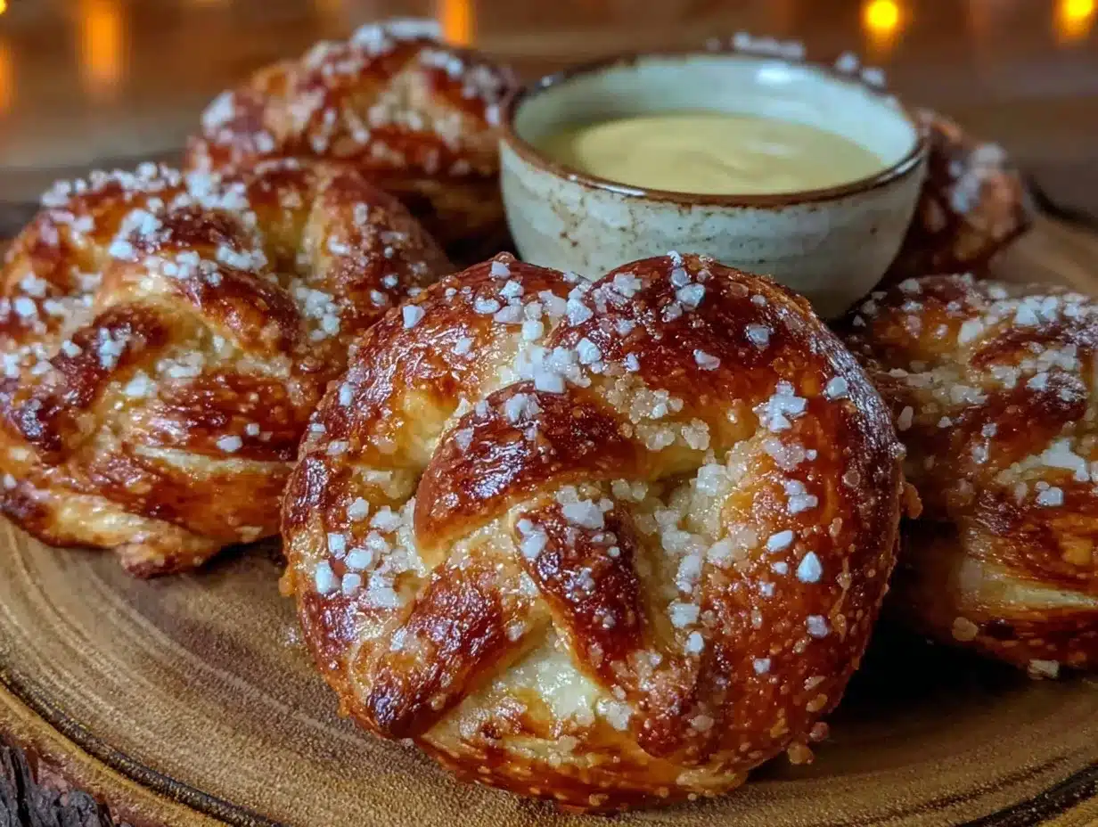 soft and tender homemade pretzels preparation steps