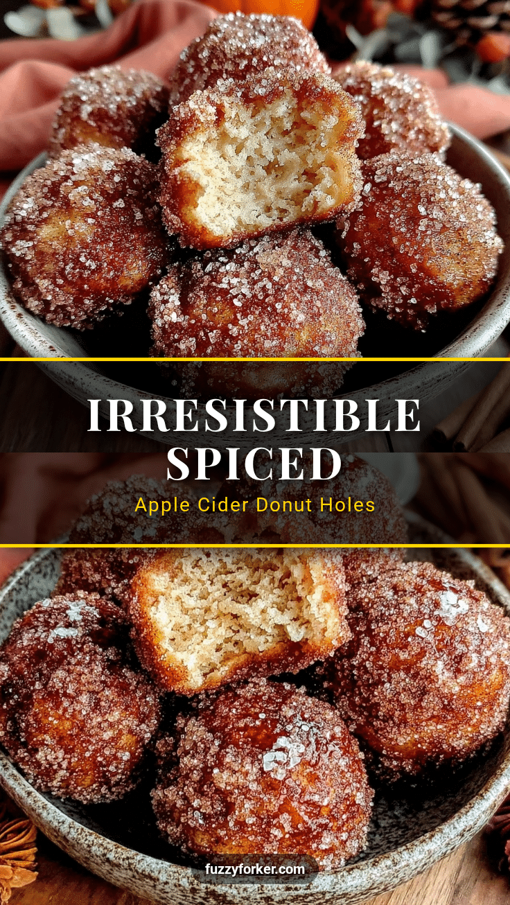 spiced apple cider donut holes recipe
