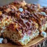 Ultimate Gooey S’mores Rice Krispie Treats - featured image